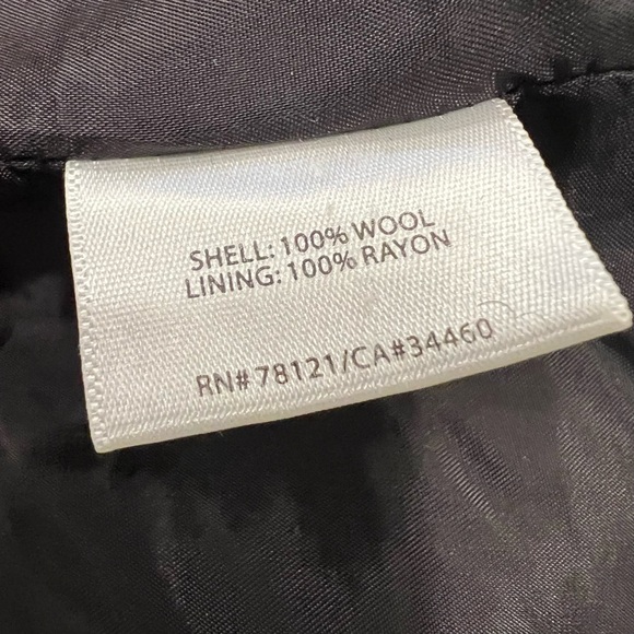 Eileen Fisher wool tweed button front peacoat size Xl - Picture 4 of 5